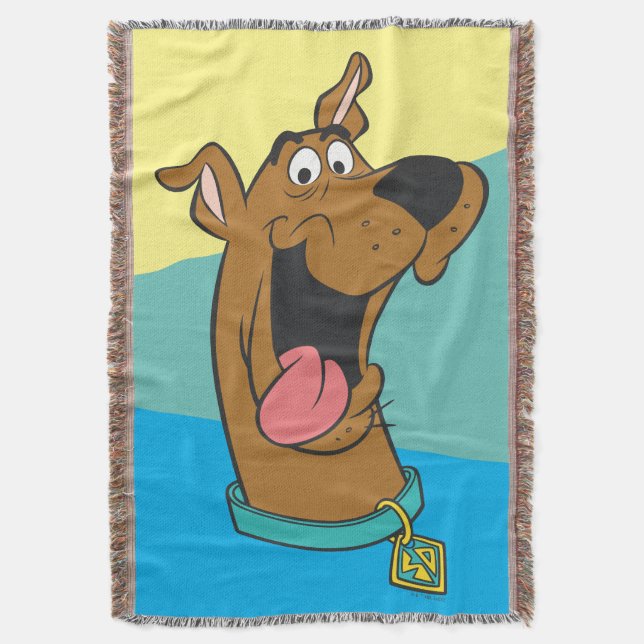 Scooby-Doo Tongue Out Decke (Vorderseite Vertikal)