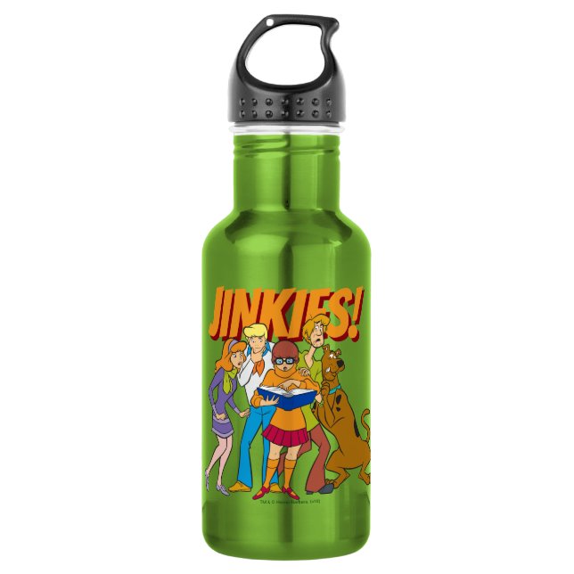 Scooby-Doo und das Gang-Investigate-Buch Edelstahlflasche (Vorderseite)