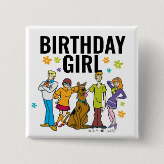 Scooby-Doo und die Gang-Birthday-Girl Button