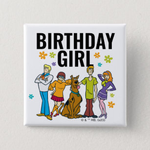 Scooby-Doo und die Gang-Birthday-Girl Button