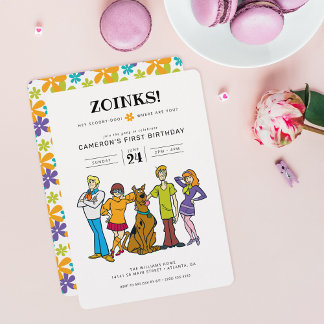 Scooby-Doo und die Gang Groovy zum Geburtstag Einladung