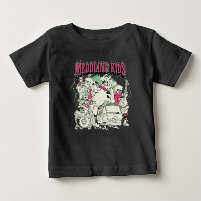 Scooby Doo und die Gang Meddling Kids Punk Band Baby T-shirt (Vorderseite)
