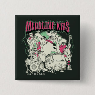 Scooby Doo und die Gang Meddling Kids Punk Band Button