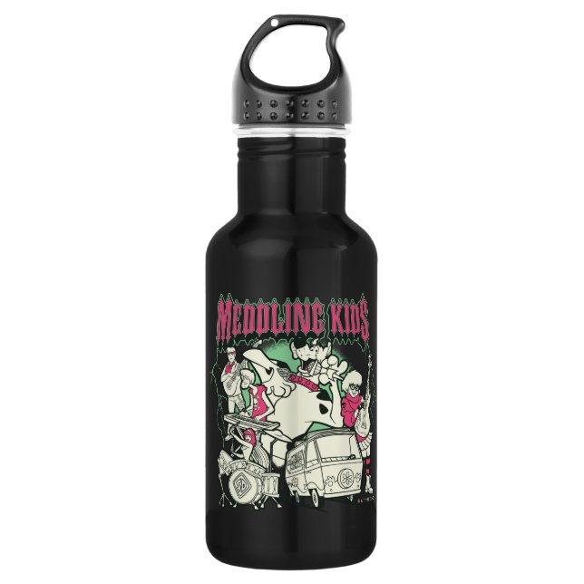 Scooby Doo und die Gang Meddling Kids Punk Band Edelstahlflasche (Vorderseite)