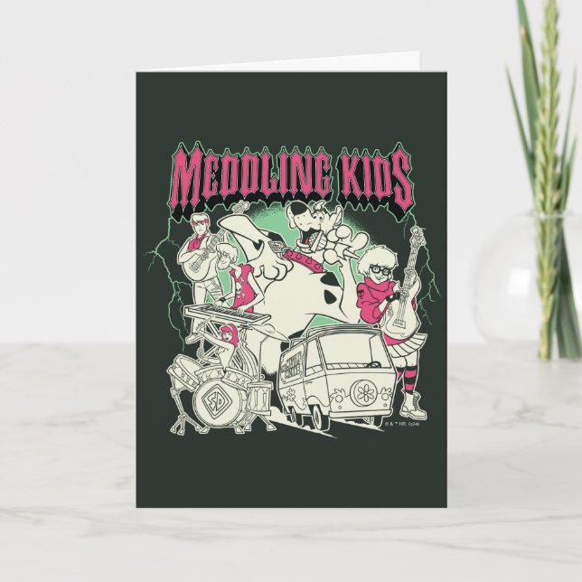 Scooby Doo und die Gang Meddling Kids Punk Band Karte (Vorderseite)