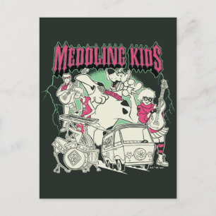 Scooby Doo und die Gang Meddling Kids Punk Band Postkarte