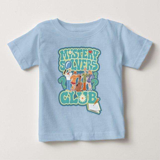 Scooby-Doo und die Gang "Mystery Solvers Club" Baby T-shirt (Vorderseite)