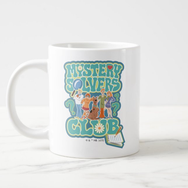 Scooby-Doo und die Gang "Mystery Solvers Club" Jumbo-Tasse (Links)