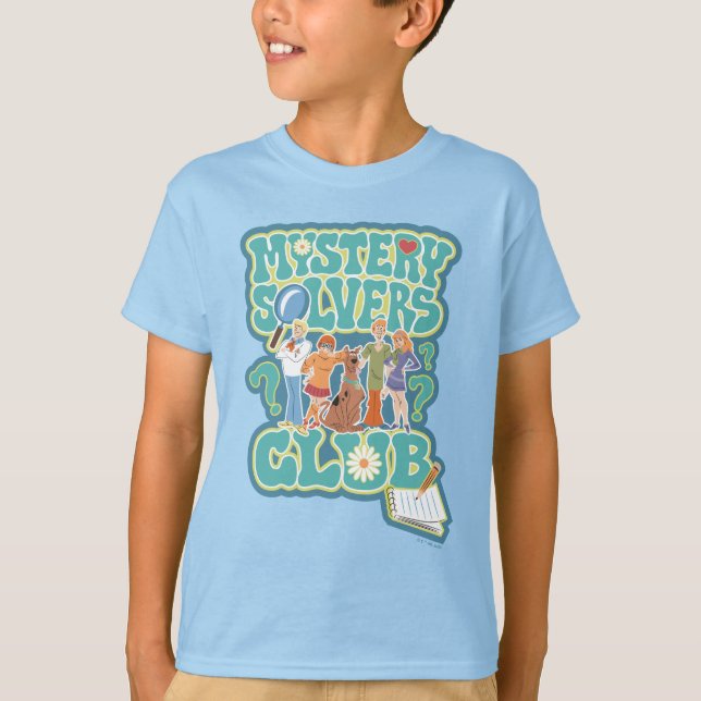 Scooby-Doo und die Gang "Mystery Solvers Club" T-Shirt (Vorderseite)