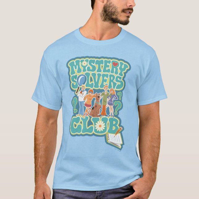 Scooby-Doo und die Gang "Mystery Solvers Club" T-Shirt (Vorderseite)