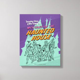 Scooby-Doo und die Gang "Spuk House" Leinwanddruck