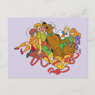 Scooby-Doo und Gang Christmas Feiertagspostkarte