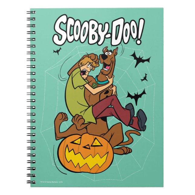 Scooby-Doo und Shaggy Halloween Fright Notizblock (Vorderseite)