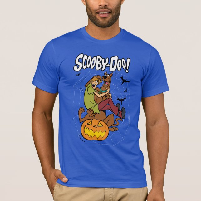 Scooby-Doo und Shaggy Halloween Fright T-Shirt (Vorderseite)