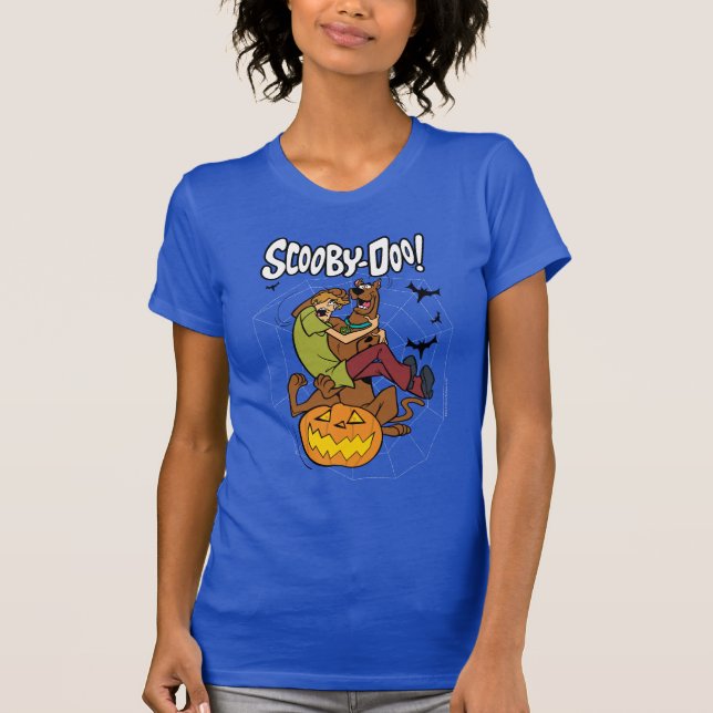 Scooby-Doo und Shaggy Halloween Fright T-Shirt (Vorderseite)