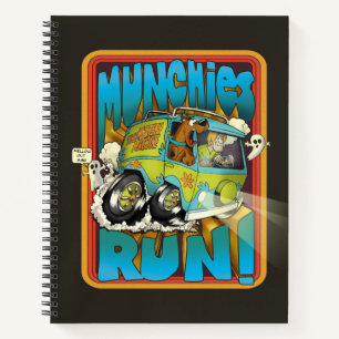 Scooby-Doo und Shaggy "Munchies Run!" Notizbuch