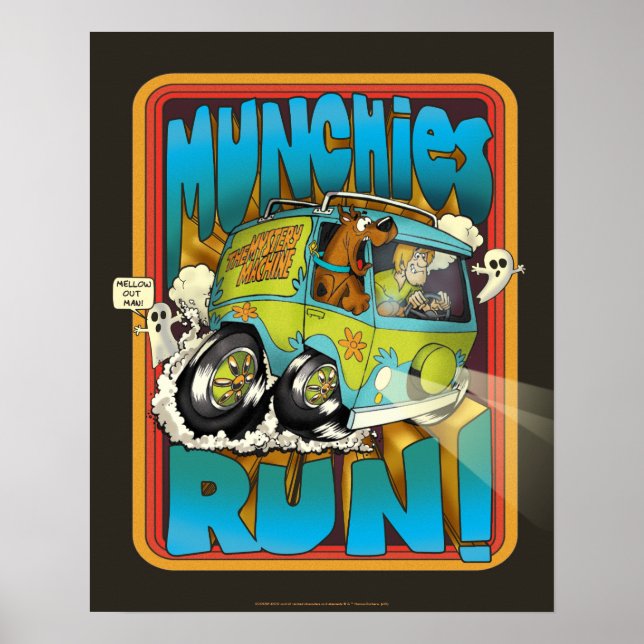 Scooby-Doo und Shaggy "Munchies Run!" Poster (Vorne)