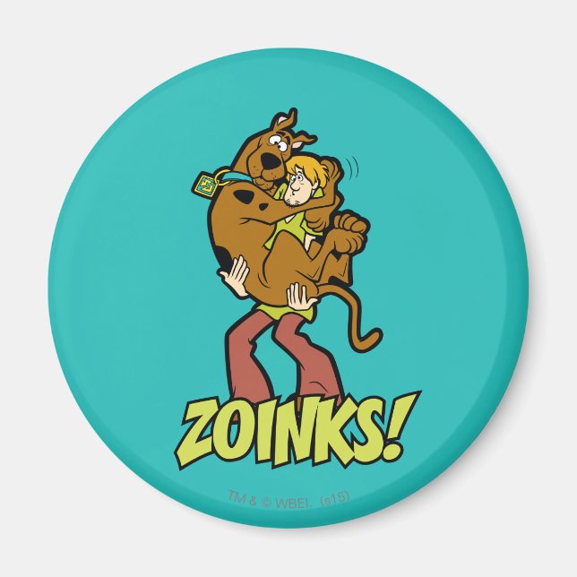Scooby-Doo und Shaggy Zoinks! Magnet (Vorne)