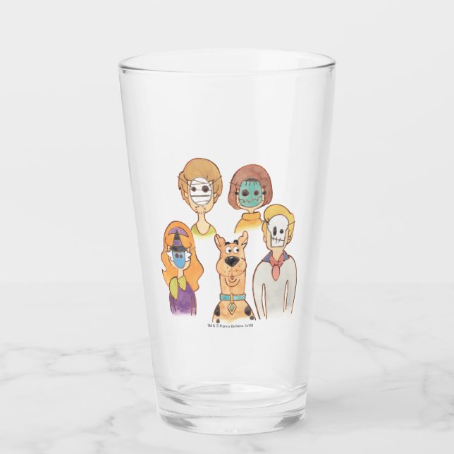 Scooby-Doo | Unsere Halloween-Masken Glas (Vorderseite)