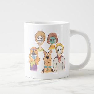 Scooby-Doo   Unsere Halloween-Masken Jumbo-Tasse
