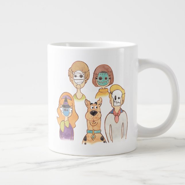 Scooby-Doo | Unsere Halloween-Masken Jumbo-Tasse (Rechts)