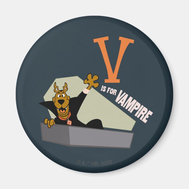 Scooby-Doo | V ist für Vampire Magnet (Vorne)