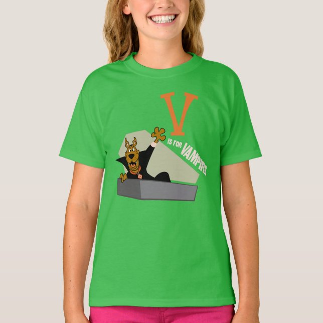 Scooby-Doo | V ist für Vampire T-Shirt (Vorderseite)