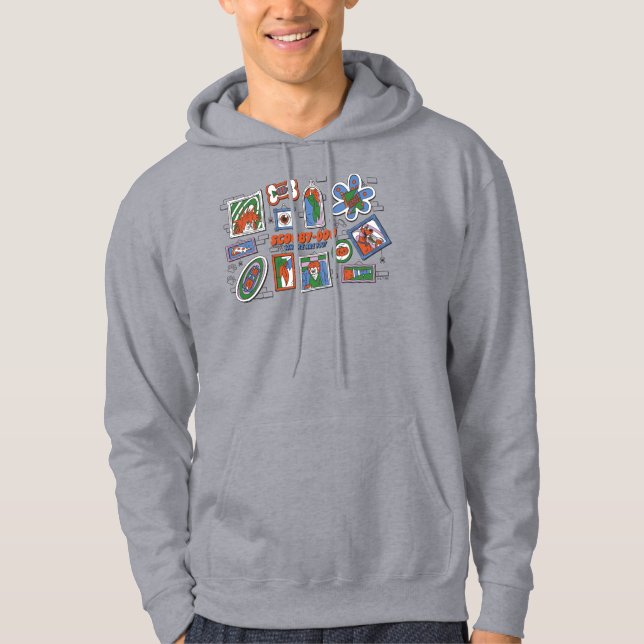 Scooby-Doo Wall of Halloween Picture Frames Hoodie (Vorderseite)