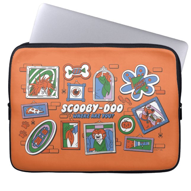 Scooby-Doo Wall of Halloween Picture Frames Laptopschutzhülle (Vorderseite)