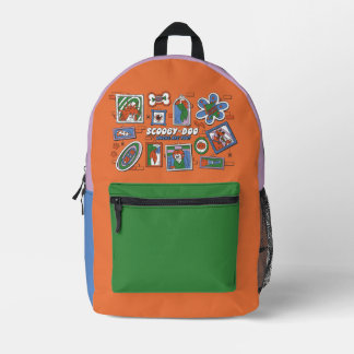 Scooby-Doo-Wand aus Halloween-Bilderrahmen Bedruckter Rucksack