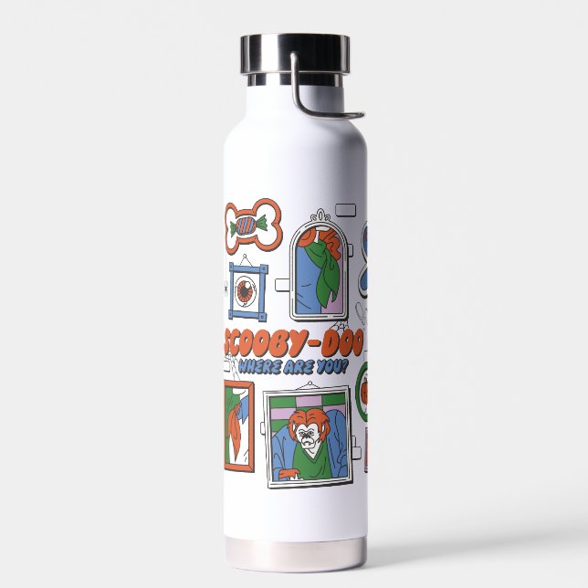 Scooby-Doo-Wand aus Halloween-Bilderrahmen Trinkflasche (Links)