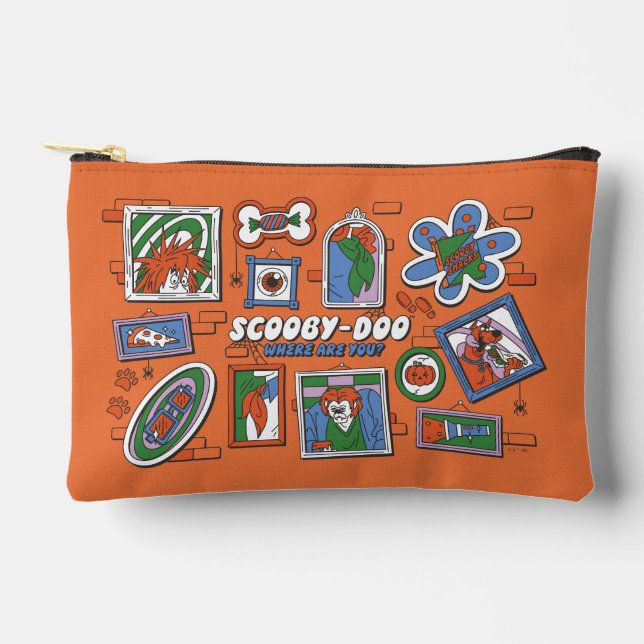 Scooby-Doo-Wand aus Halloween-Bilderrahmen Zubehörtasche (Vorderseite)