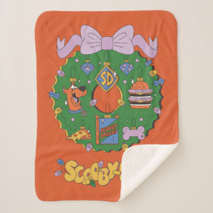 Scooby-Doo-Weihnachts-Snack-Kranz-Grafik Sherpadecke
