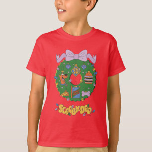 Scooby-Doo-Weihnachts-Snack-Kranz-Grafik T-Shirt