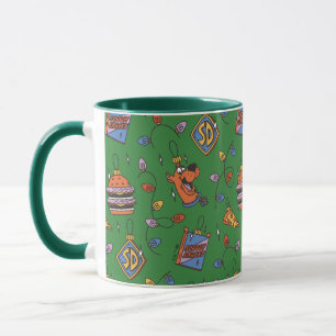 Scooby-Doo-Weihnachts-Snack-Lichter-Muster Tasse