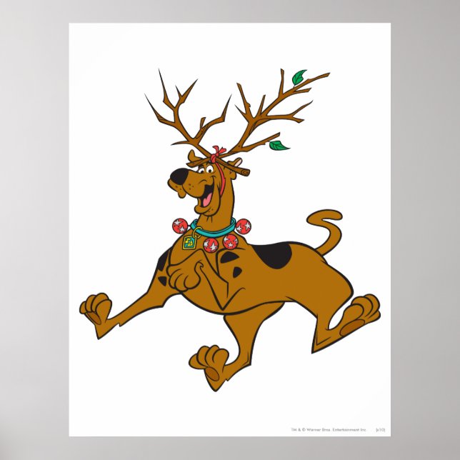 Scooby-Doo Weihnachtsfeiertag Antlers Poster (Vorne)