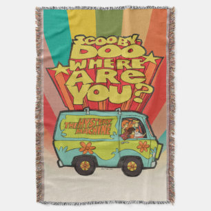 Scooby-Doo   "Where Are You?" Retro Cartoon Van Decke