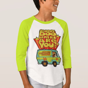 Scooby-Doo "Where Are You?" Retro Cartoon Van T-Shirt