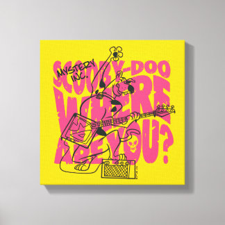 Scooby Doo Wo bist du Punk Gitarre Riff? Leinwanddruck