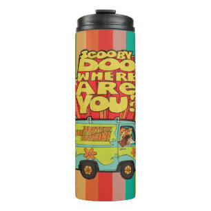 Scooby-Doo "Wo bist du?" Retro-Cartoon-Van Thermosbecher