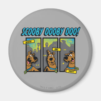 Scooby Doo Wo sind Sie Comic-Panels Magnet