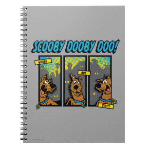 Scooby Doo Wo sind Sie Comic-Panels Notizblock