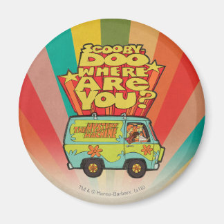 Scooby-Doo | "Wo sind Sie?" Retro Cartoon Van Magnet