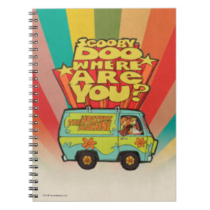 Scooby-Doo "Wo sind Sie?" Retro Cartoon Van Notizblock