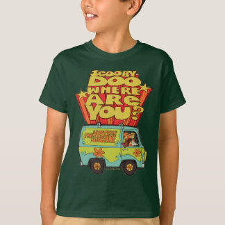 Scooby-Doo | "Wo sind Sie?" Retro Cartoon Van T-Shirt