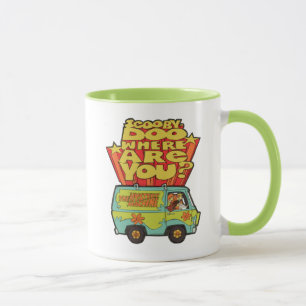 Scooby-Doo   "Wo sind Sie?" Retro Cartoon Van Tasse