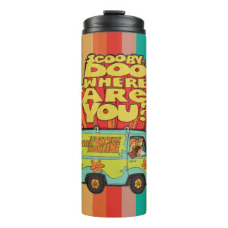 Scooby-Doo | "Wo sind Sie?" Retro Cartoon Van Thermosbecher