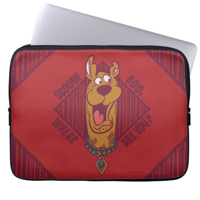 Scooby-Doo Wo sind Sie Tribal Graphic Laptopschutzhülle (Vorderseite)