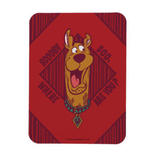 Scooby-Doo Wo sind Sie Tribal Graphic Magnet