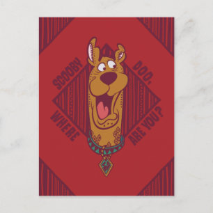 Scooby-Doo Wo sind Sie Tribal Graphic Postkarte